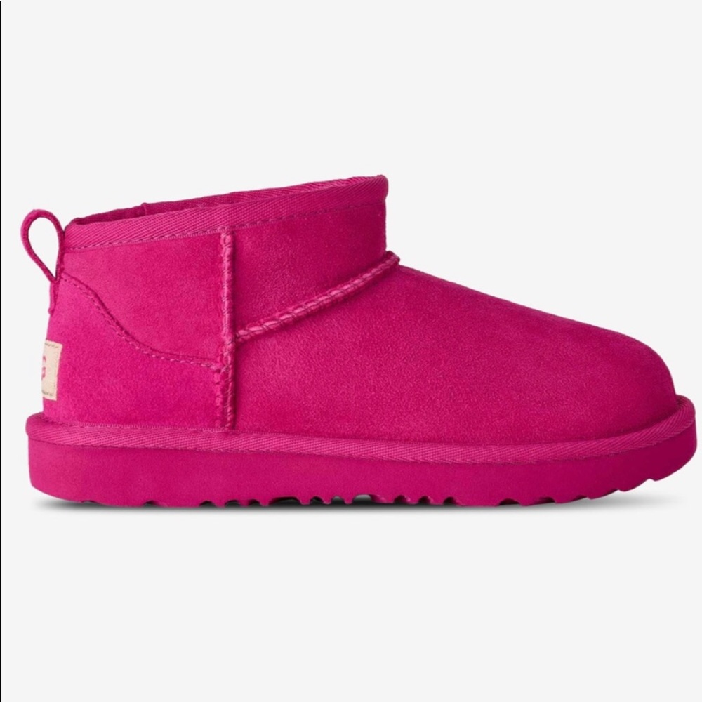 UGG Big Kids classic Ultra Mini Boots Pink